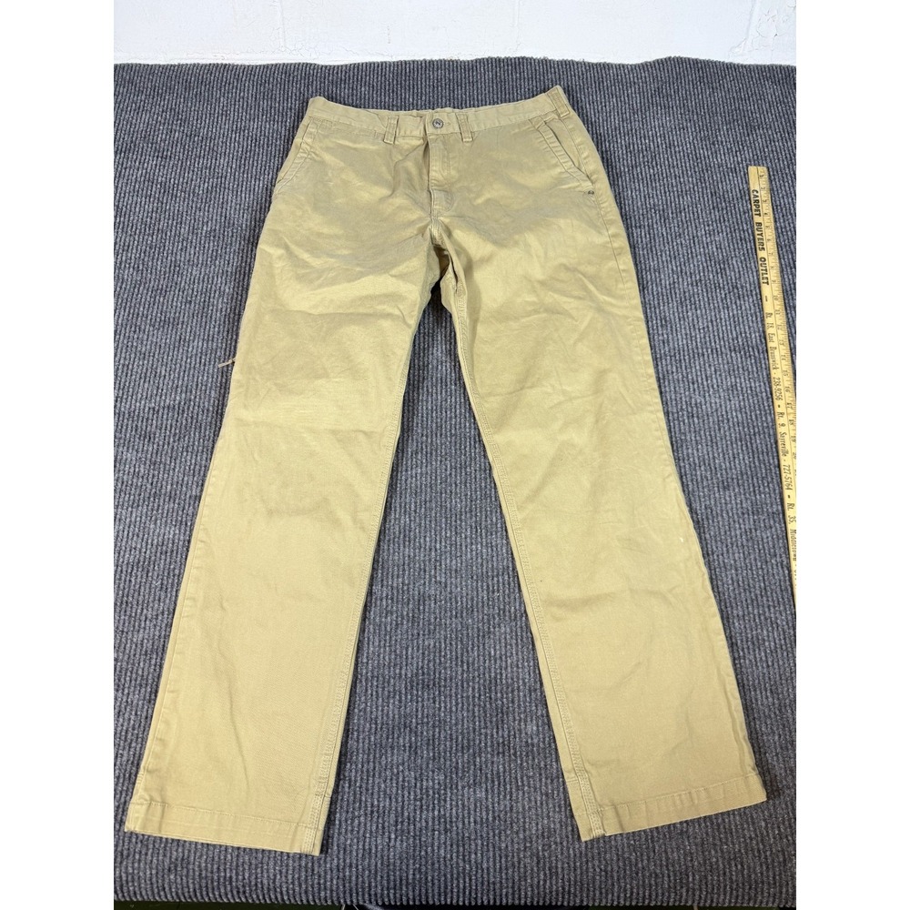 Duluth Trading Co Flex Ballroom Khakis Chino Pants Mens 36x34 Work Workwear Tan